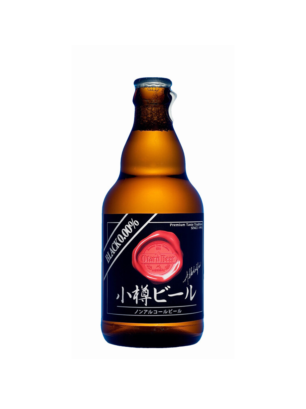 小樽ビール ノンアルコール ブラック 0.00% ボトル 12本入